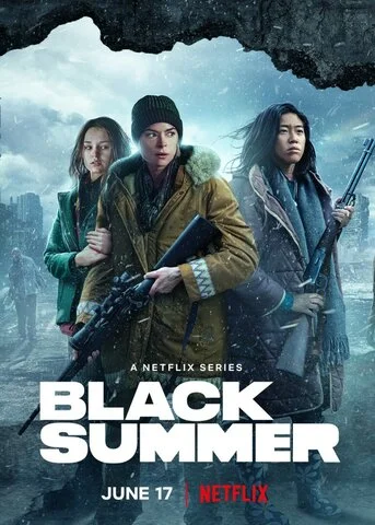Чёрное лето постер